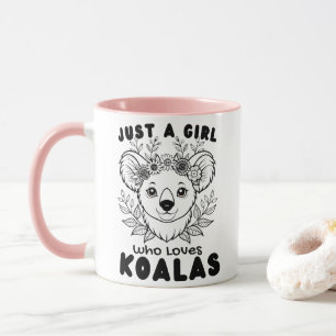 Just a Girl who Loves Koalas Mug