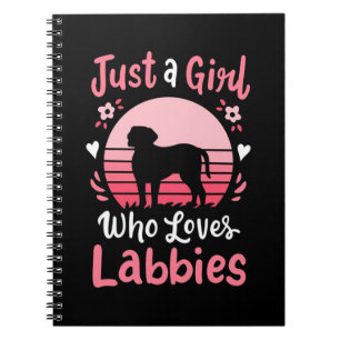 Just A Girl Who Loves Labrador Retriever Notebook