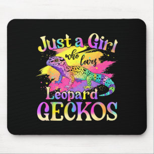 Just A Girl Who Loves Leopard Geckos Mouse Pad