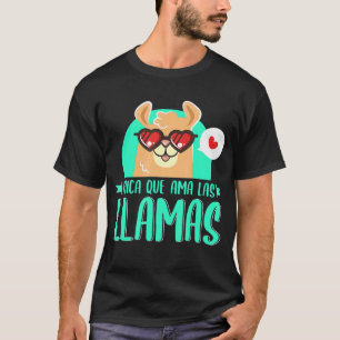 Just A Girl Who Loves Llamas Spanish Version T-Shirt