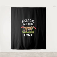 Just A Girl Who Loves Lynx Animal Cat