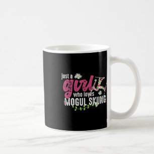 Just A Girl Who Loves Mogul Skiing - Mogul Skier Coffee Mug