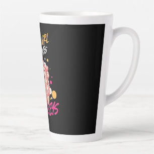 Just A Girl Who Loves Monkeys Latte Mug