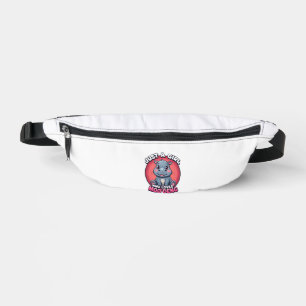 Just a Girl Who Loves Moo Deng Cute Hippo Fans T-S Bum Bags