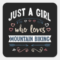 Just a Girl who loves Mountain biking Funny Gifts