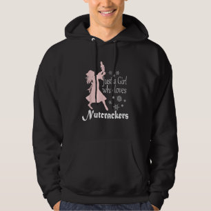 Just a Girl Who Loves Nutcrackers Christmas Ballet Hoodie