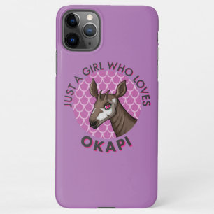 Just a Girl Who Loves Okapi, Okapi Obsession Lover iPhone 11Pro Max Case