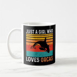 Just a Girl Who Loves Orcas 2024 Coffee Mug