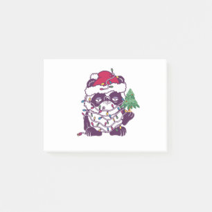 Just a girl who loves pandas - Cute Christmas Bear Post-it Notes