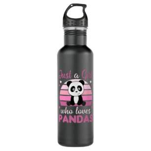 Just A Girl who Loves Pandas - Sweet Panda 710 Ml Water Bottle