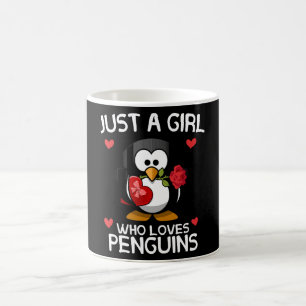 Just a Girl Who Loves Penguins Coffee Mug