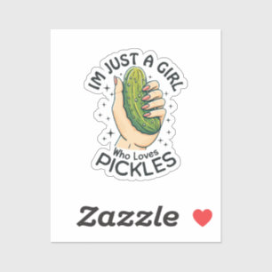 Just A Girl Who Loves Pickles - Funny Vegan