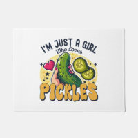 Just A Girl Who Loves Pickles - Funny Vegan