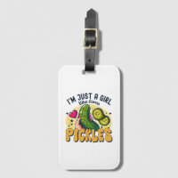 Just A Girl Who Loves Pickles - Funny Vegan
