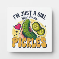 Just A Girl Who Loves Pickles - Funny Vegan