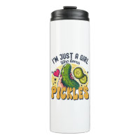 Just A Girl Who Loves Pickles - Funny Vegan
