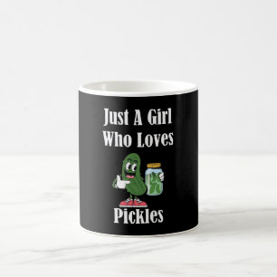 Just A Girl Who Loves Pickles Pickle Coffee Mug