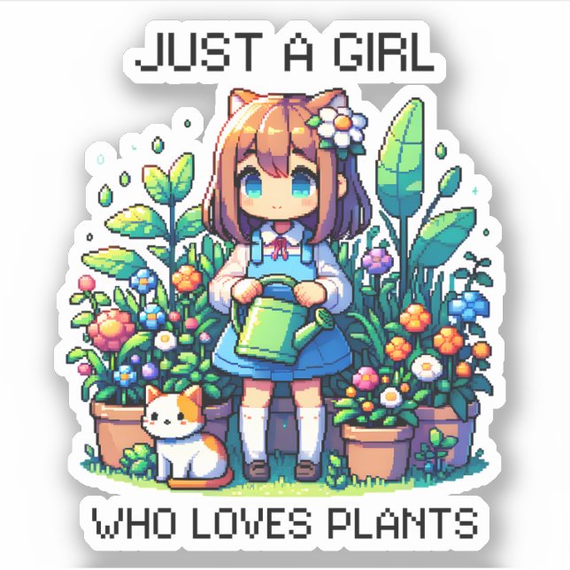Just a Girl Who Loves Plants  (Front)