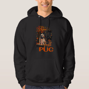 Just A Girl Who Loves Pug And Fall Thanksgiving Hoodie