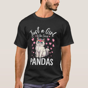 Just A Girl Who Loves Ragdolls Women And Girls Rag T-Shirt