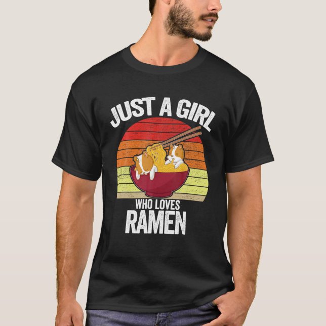 Just A Girl Who Loves Ramen Hamster Sweater Gift (Front)