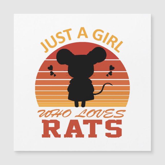 Just a Girl Who Loves Rats (Front)