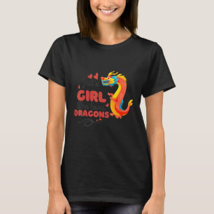 Just A Girl Who Loves Red Dragons Fall In Love T-Shirt