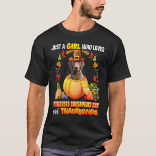 Just A Girl Who Loves Retrievers Chesapeake Bay Th T-Shirt