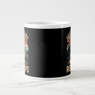 Just A Girl Who Loves Road Trips Large Coffee Mug