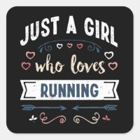 Just a Girl who loves Running Funny Gifts