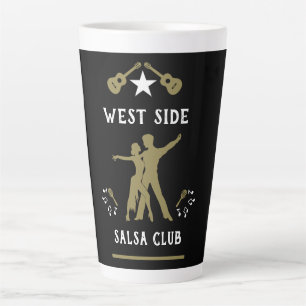 Just A Girl Who Loves Salsa Dance Latte Mug