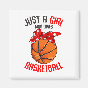 Just A Girl Who Loves Sketll Girl Kids Girls Magnet