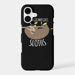 Just A Girl Who Loves Sloths Funny Sloth Lovers