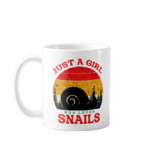Just A girl Who Loves Snails Coffee Cup