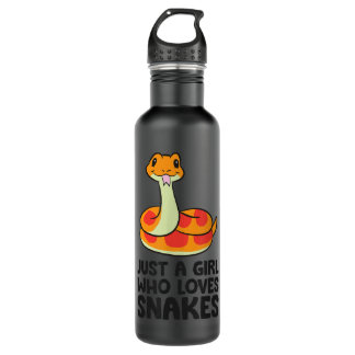Just a Girl Who Loves Snakes 710 Ml Water Bottle
