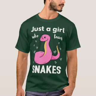 Just A Girl Who Loves Snakes I T-Shirt