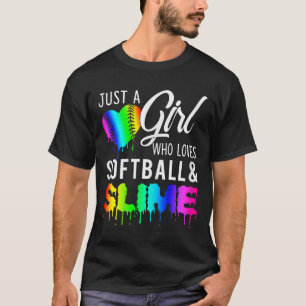 Just A Girl Who Loves Softll And Slime Tee Gift