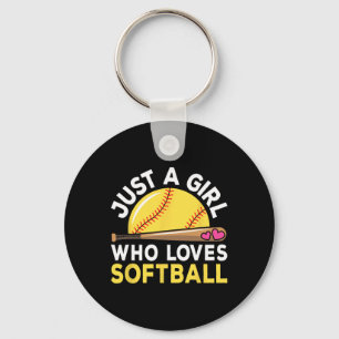 Just A Girl Who Loves Softll Cute Softll Lover Key Ring