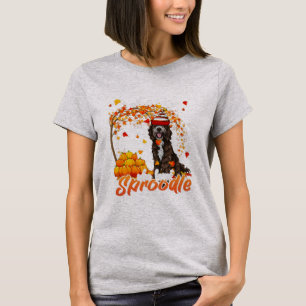 Just A Girl Who Loves Sproodle Dog Thanksgiving  T-Shirt