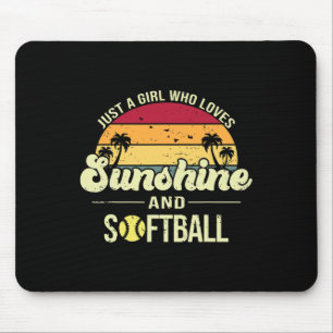 Just A Girl Who Loves Sunshine Softll Mouse Pad