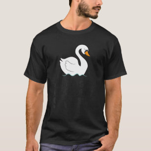 Just a Girl Who Loves Swans Cute Swan Bird T-Shirt