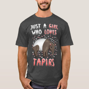 Just A Girl Who Loves Tapirs T-Shirt