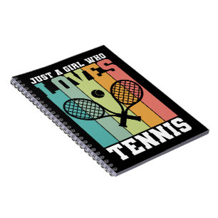 Just a girl who loves Tennis   Tennis Player Gifts Notebook