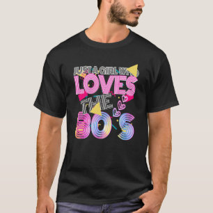 Just A Girl Who Loves The 80s Vaporwave 1980's Fas T-Shirt