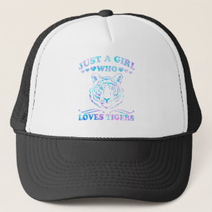 Just A Girl Who Loves Tigers Trucker Hat