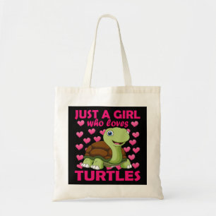 Just a Girl Who loves Turtles Water Tortoise Sea A Tote Bag