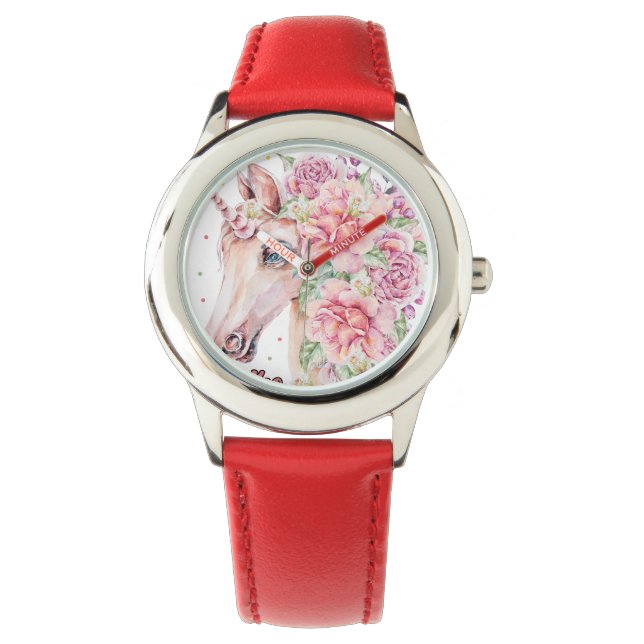 Just A Girl Who Loves Unicorn Watch (Front)