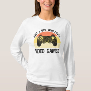Just A Girl Who Loves Video Games T-Shirt