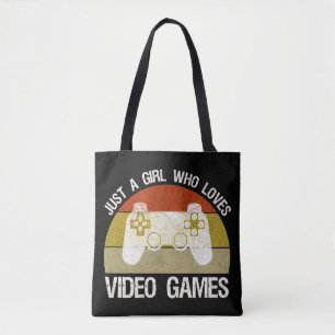Just A Girl Who Loves Video Games Tote Bag
