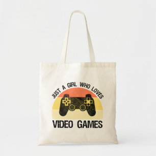 Just A Girl Who Loves Video Games Tote Bag